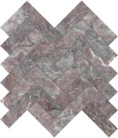 Sereno Burgundy 1.25x4 Herringbone Mosaic | Gemini Tile and Marble