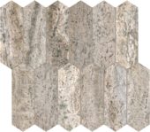 Silver Ash 2x6 Picket Mosaic | Gemini Tile and Marble