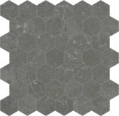 Stark Carbon 2 Hexagon Mosaic | Gemini Tile and Marble