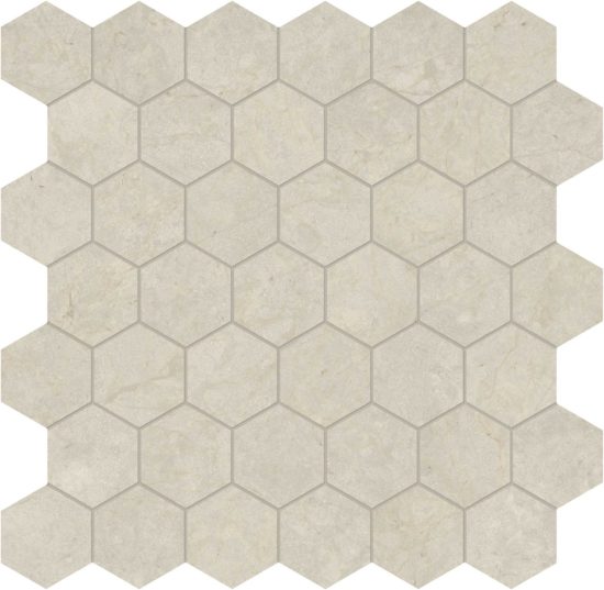 Tierra Halo 2 Hexagon Mosaic | Gemini Tile and Marble