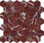 Tuscano Rosso 2 Hexagon Mosaic | Gemini Tile and Marble