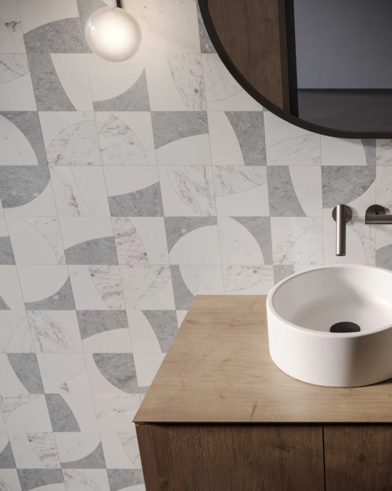 Utopio Eclypse Dove Mosaic | Gemini Tile and Marble