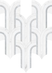 Utopio Florence Dove Stone Mosaic | Gemini Tile and Marble