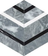 Utopio Hexo Monochromo Mosaic | Gemini Tile and Marble