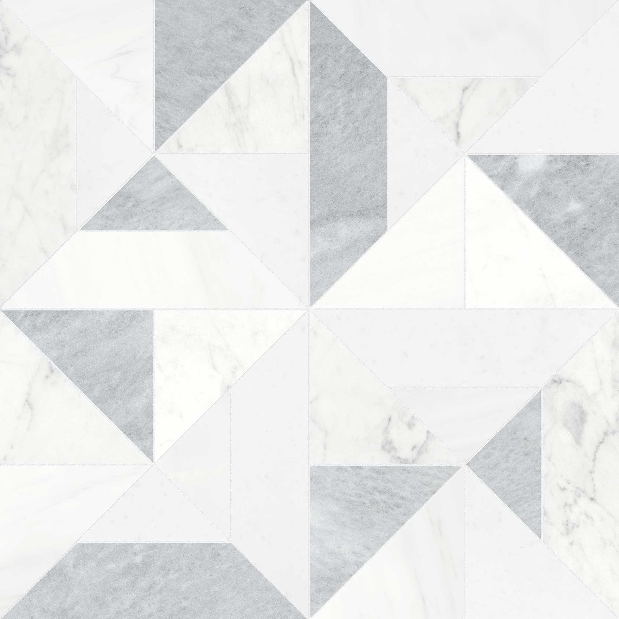 Utopio Tria Polar  Mosaic | Gemini Tile and Marble