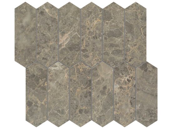 Velutto Ash 2x6 Picket Mosaic