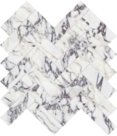 Viola Roccia 1.25x4 Herringbone Mosaic | Gemini Tile and Marble