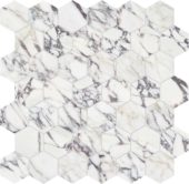 Viola Roccia 2 Hexagon Mosaic | Gemini Tile and Marble