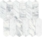 Virtue Bianco 2x6 Picket Mosaic | Gemini Tile and Marble