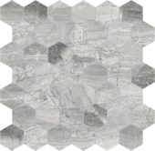Volcana Notte 2 Hexagon Mosaic | Gemini Tile and Marble