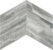Volcana Notte 2x8.5 Chevron Mosaic | Gemini Tile and Marble