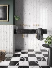 Obsession 10x10 Nero | Gemini Tile and Marble