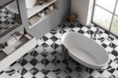 Obsession 10x10 Nero | Gemini Tile and Marble
