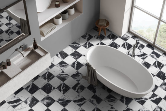 Obsession 10x10 Nero | Gemini Tile and Marble