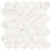 Royal Stoneworks 2" Cloudstone White Hex | Gemini Tile and Marble