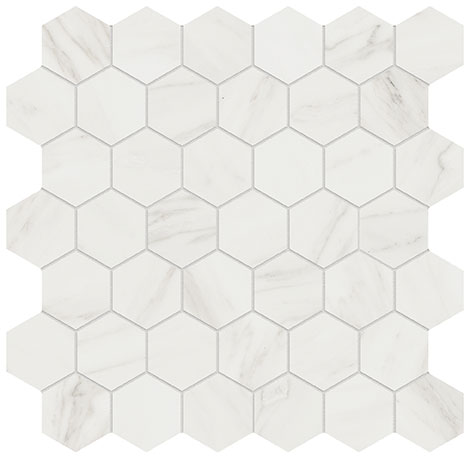 Royal Stoneworks 2" Italian Cream Vein Hex