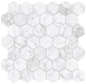 Royal Stoneworks 2" Old World Bianco Hex | Gemini Tile and Marble