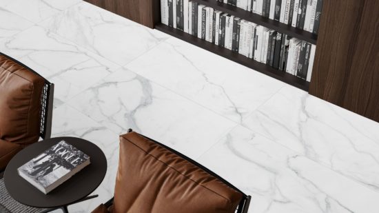 Royal Stoneworks 24X48 Grandvein White Honed | Gemini Tile and Marble