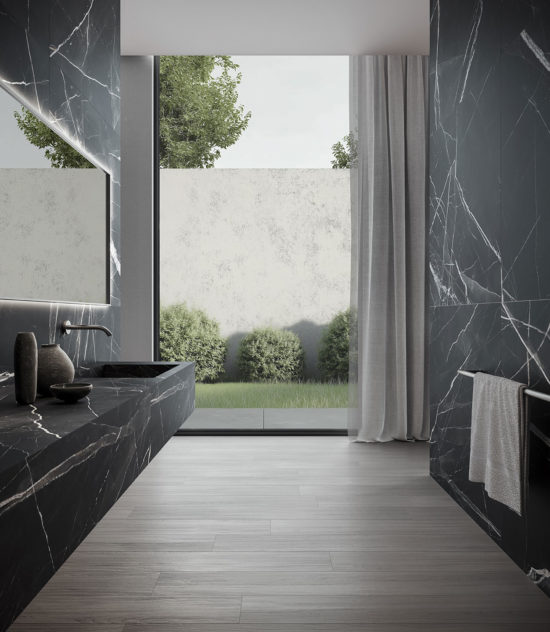 Royal Stoneworks 48X48 Regal Black Vein Honed | Gemini Tile and Marble