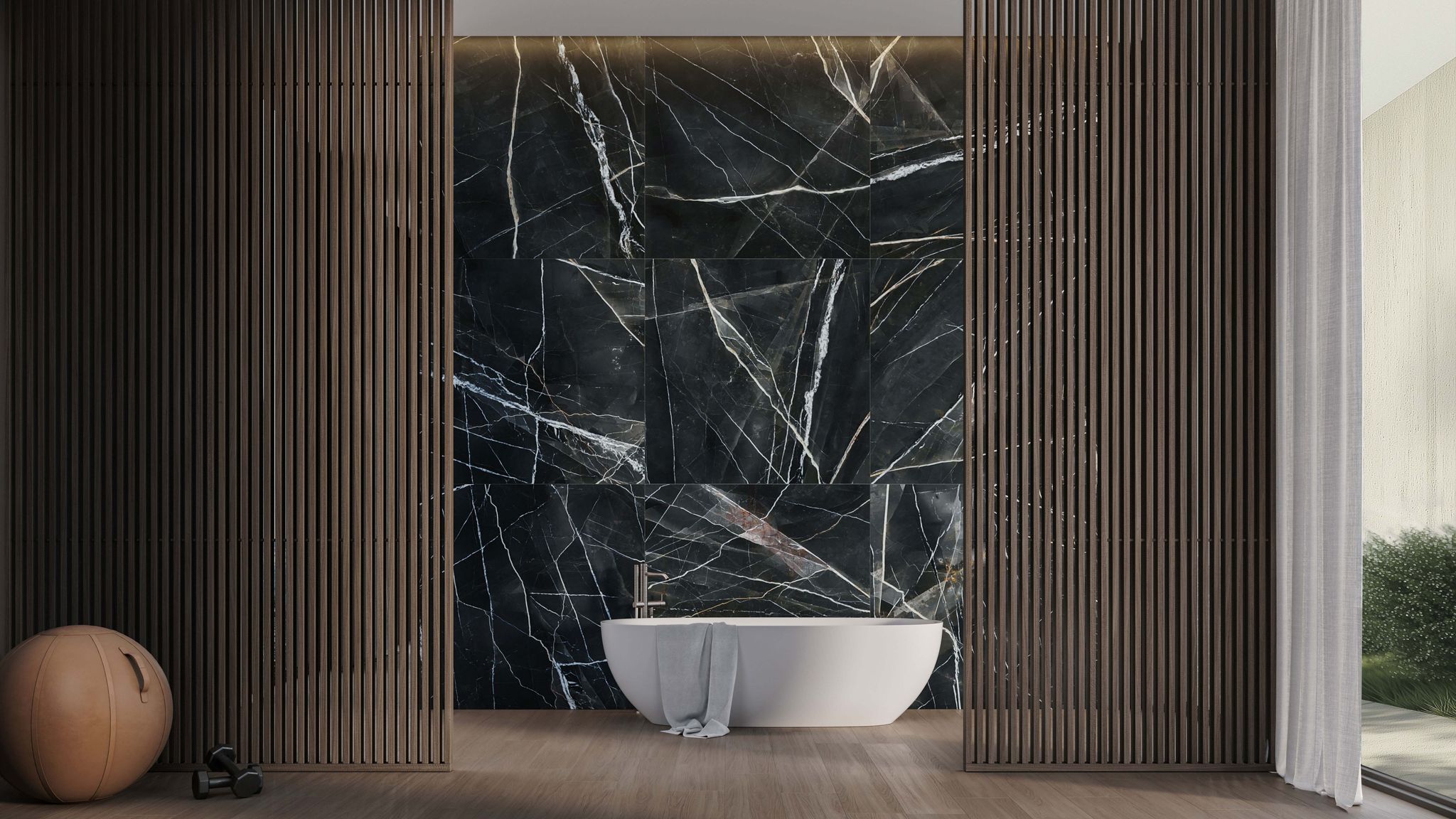 Royal Stoneworks REGAL BLACK VEIN 2 | Gemini Tile and Marble
