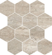 Saturnia 3x3 Hex Navona Matte | Gemini Tile and Marble