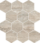 Saturnia 3x3 Hex Navona Matte | Gemini Tile and Marble