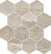 Saturnia 3x3 Hex Navona Matte | Gemini Tile and Marble