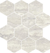 Saturnia 3x3 Hex Roman Matte | Gemini Tile and Marble