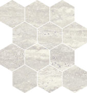 Saturnia 3x3 Hex Roman Matte | Gemini Tile and Marble