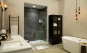 Cracked Slate Gloss Shower Wall Kit 30x60x94 | Gemini Tile and Marble