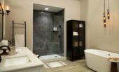 Cracked Slate Gloss Shower Wall Kit 30x60x94 | Gemini Tile and Marble