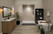 Drift Sand Gloss Shower Wall Kit 30x60x94 | Gemini Tile and Marble
