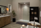 Drift Sand Gloss Shower Wall Kit 30x60x94 | Gemini Tile and Marble