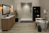 Drift Sand Gloss Shower Wall Kit 36x60x94 | Gemini Tile and Marble