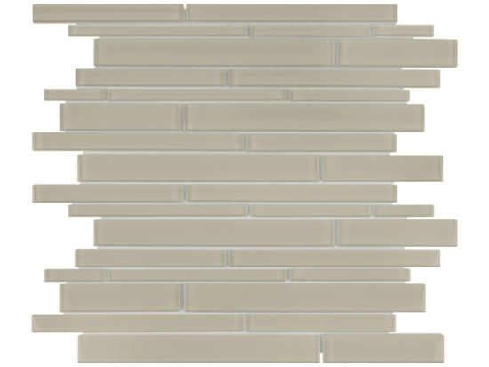Earth Random Strip Mosaic | Gemini Tile and Marble