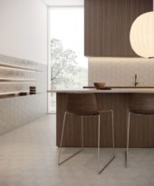 Form 7" Hexagon Ice | Gemini Tile and Marble
