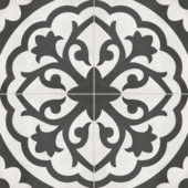 Form 8x8 Monochrome Lotus | Gemini Tile and Marble