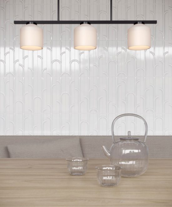 Geometra 3x12 Powder Ivy | Gemini Tile and Marble