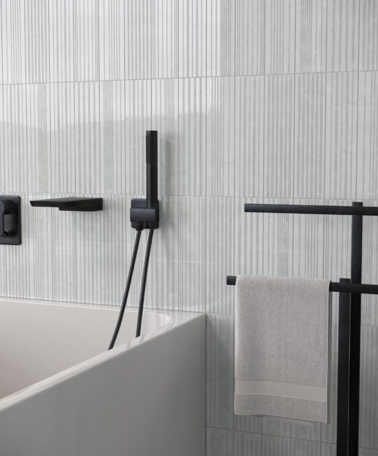 Geometra 3x12 Silver Divide | Gemini Tile and Marble