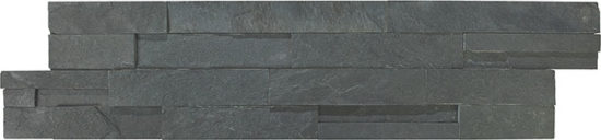 Ledger Stone 6x24 Carbon Split Face | Gemini Tile and Marble