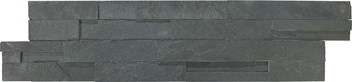 Ledger Stone 6x24 Carbon Split Face | Gemini Tile and Marble