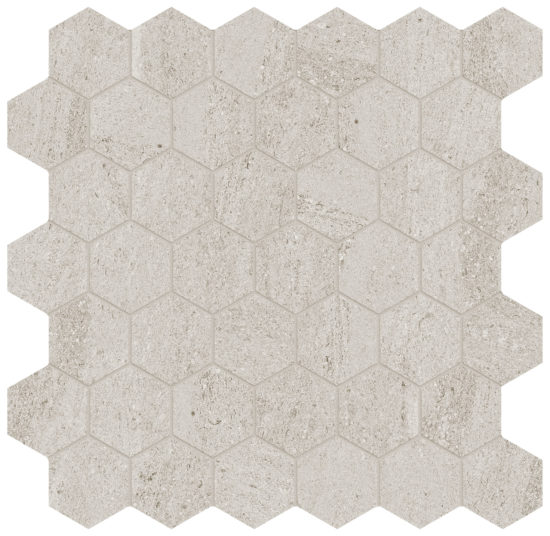 Lithoform 2" Hex Veincut Coast | Gemini Tile and Marble