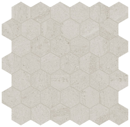 Lithoform 2" Hex Veincut Dunes | Gemini Tile and Marble