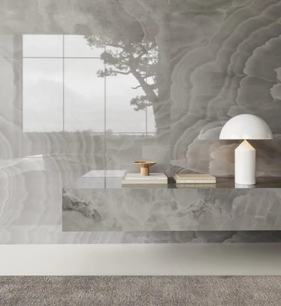 Lustra 63x126 Onyx Halo Polished | Gemini Tile and Marble