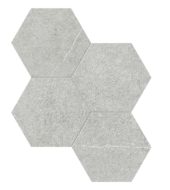 Mjork 6 Hex Ash | Gemini Tile and Marble