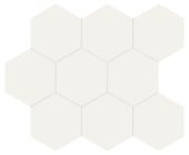 Monoforma 4" Hex Moonlight Silk | Gemini Tile and Marble
