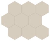 Monoforma 4" Hex Oasis Silk | Gemini Tile and Marble