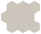 Monoforma 4" Hex Storm Silk | Gemini Tile and Marble