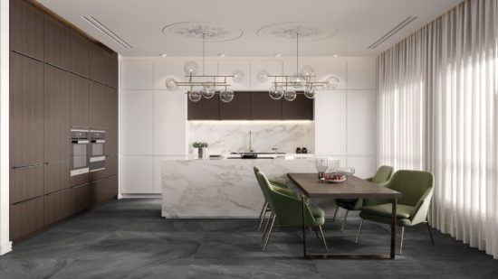 Nord 24x48 Carbon | Gemini Tile and Marble