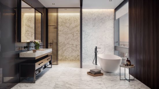 Plata 24x48 Carrara Abisso Polished | Gemini Tile and Marble